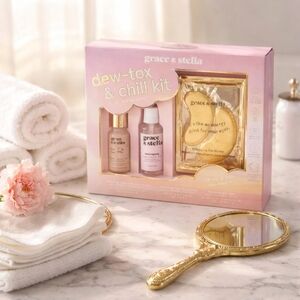 Grace & Stella Pink and Gold Skincare Set